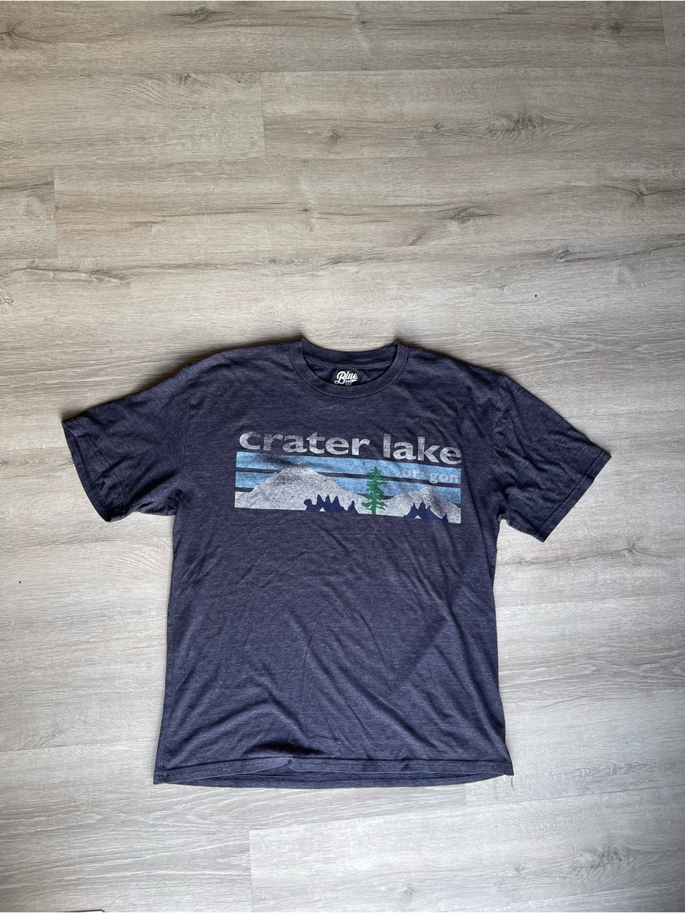 Blue 84 Crater Lake Graphic Tee - Navy Heather